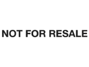 Not For Resale logo