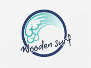 Wooden surf logo