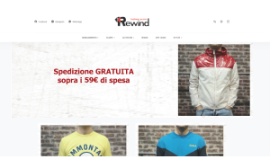 Il sito online di Rewindshop