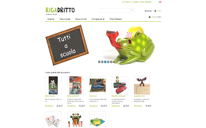 Il sito online di Rigadritto shop