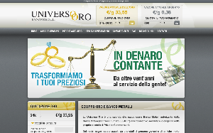 Visita lo shopping online di Universo Oro Banco Metalli