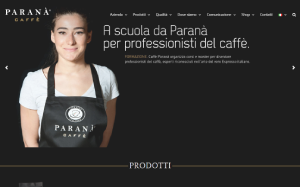 Il sito online di Caffe Parana