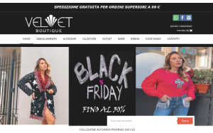 Visita lo shopping online di Velvet Boutique