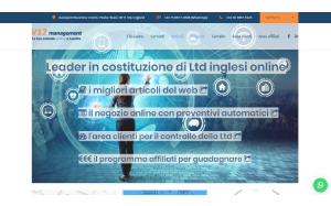 Il sito online di V12 management