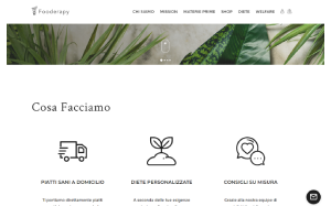 Il sito online di Fooderapy