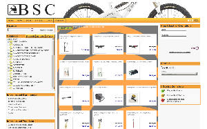 Il sito online di BSC shop