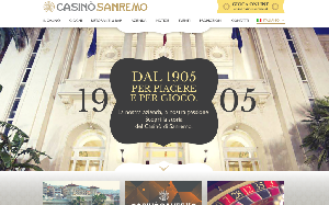 Il sito online di Casino' Sanremo