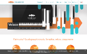 Il sito online di Soundreef