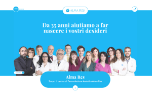 Il sito online di Alma Res