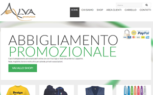 Il sito online di Alva promotion