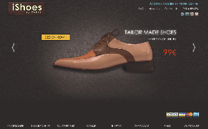 Il sito online di iTailor iShoes