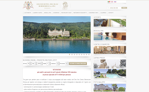 Il sito online di Grand Hotel des Iles Borromees