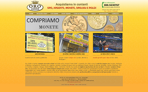 Il sito online di ORO 2000