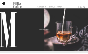 Il sito online di Fill Up Coffee