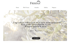 Il sito online di Olio Frisina