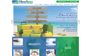 Il sito online di BeneBanca