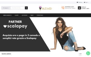 Il sito online di Blessed Store