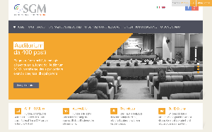 Il sito online di SGM Centro congressi Roma