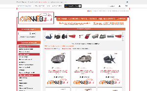 Il sito online di Autoparts on Web