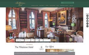 Il sito online di Milestone Hotel