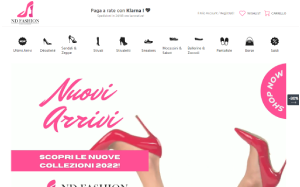 Il sito online di ND Fashion