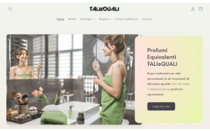 Il sito online di Tali e Quali Profumi