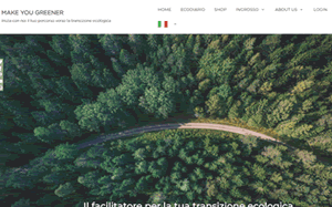 Il sito online di Make You Greener