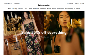 Visita lo shopping online di Reormation