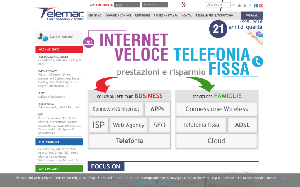 Il sito online di Telemar