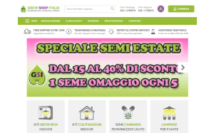 Visita lo shopping online di Grow Shop Italia