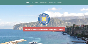 Il sito online di SorrentoCarRent