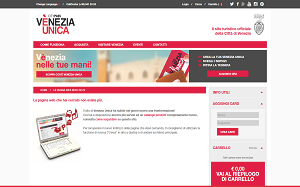 Visita lo shopping online di Venice Card