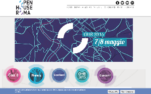 Il sito online di Open House Roma