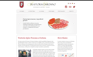 Il sito online di Trattoria Dardano