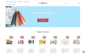 Il sito online di Italia Beauty Shop