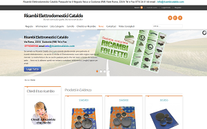 Il sito online di Ricambi elettrodomestici Cataldo