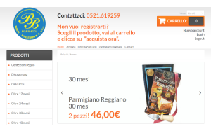 Visita lo shopping online di Biolzi Borlenghi Formaggi