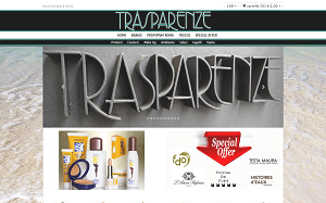 Visita lo shopping online di Trasparenze Profumi