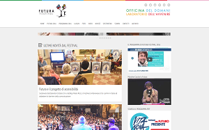 Il sito online di Futura Festival