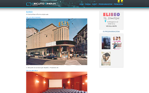 Il sito online di Cinema Eliseo Torino