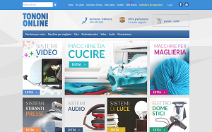 Visita lo shopping online di Tononi online