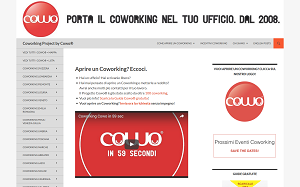 Il sito online di Coworking Project