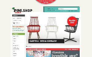 Il sito online di Pini design