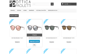 Visita lo shopping online di Ottica Paoletti