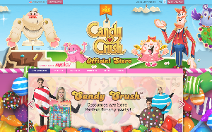 Il sito online di Candy Crush Saga store