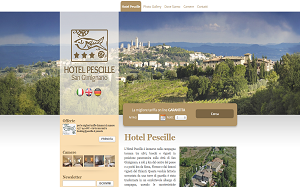 Il sito online di Hotel Pescille