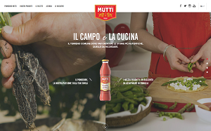 Il sito online di Mutti