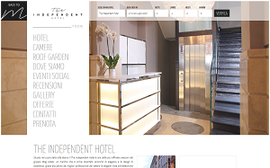 Il sito online di The Independent Hotel Roma