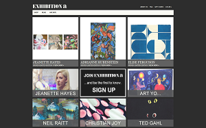 Visita lo shopping online di Exhibition A