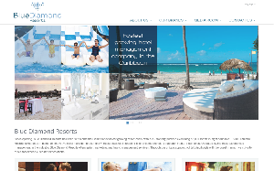 Il sito online di Blue Diamond resorts
